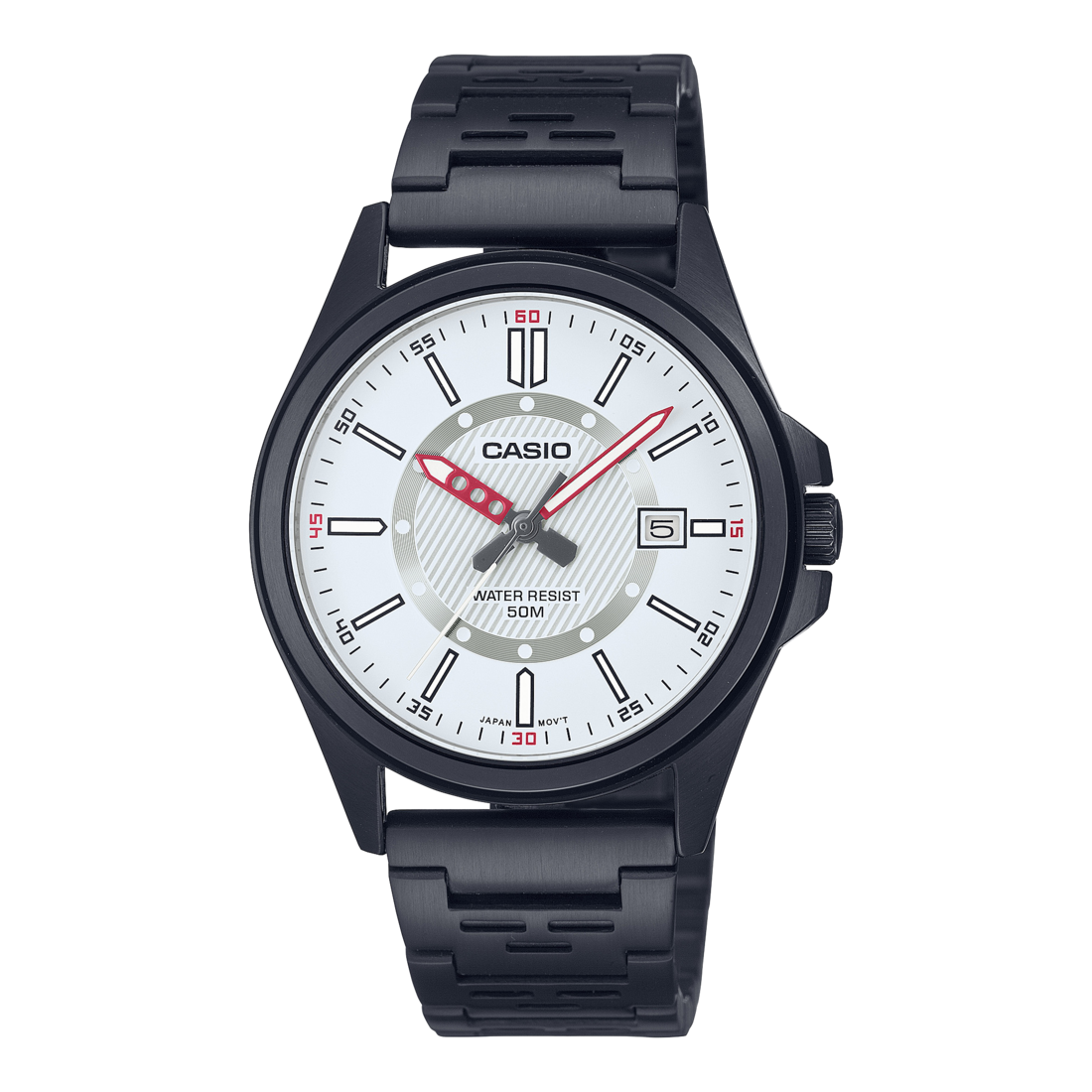 Casio Stainless Steel Analog Dress Watch MTP E700B 7E