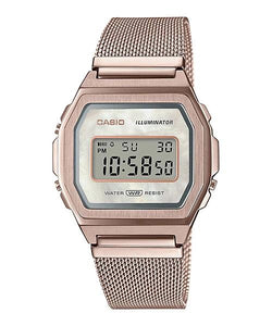 Casio Mother Of Pearl Watch (A1000MCG-9)