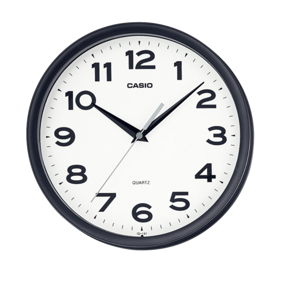 Casio Analog Wall Clock (IQ-151-1D)