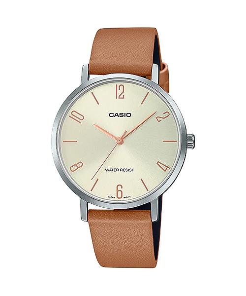 Casio Stylish Small Leather Watch (LTP-VT01L-5B)